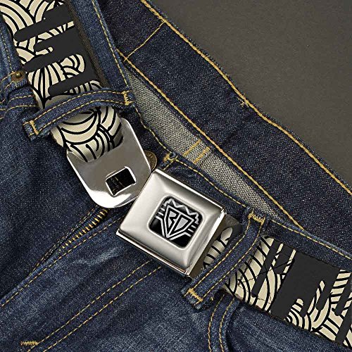 Cinturón de seguridad Buckle-Down Doodle para niños ajustable de un pulgada de ancho 2