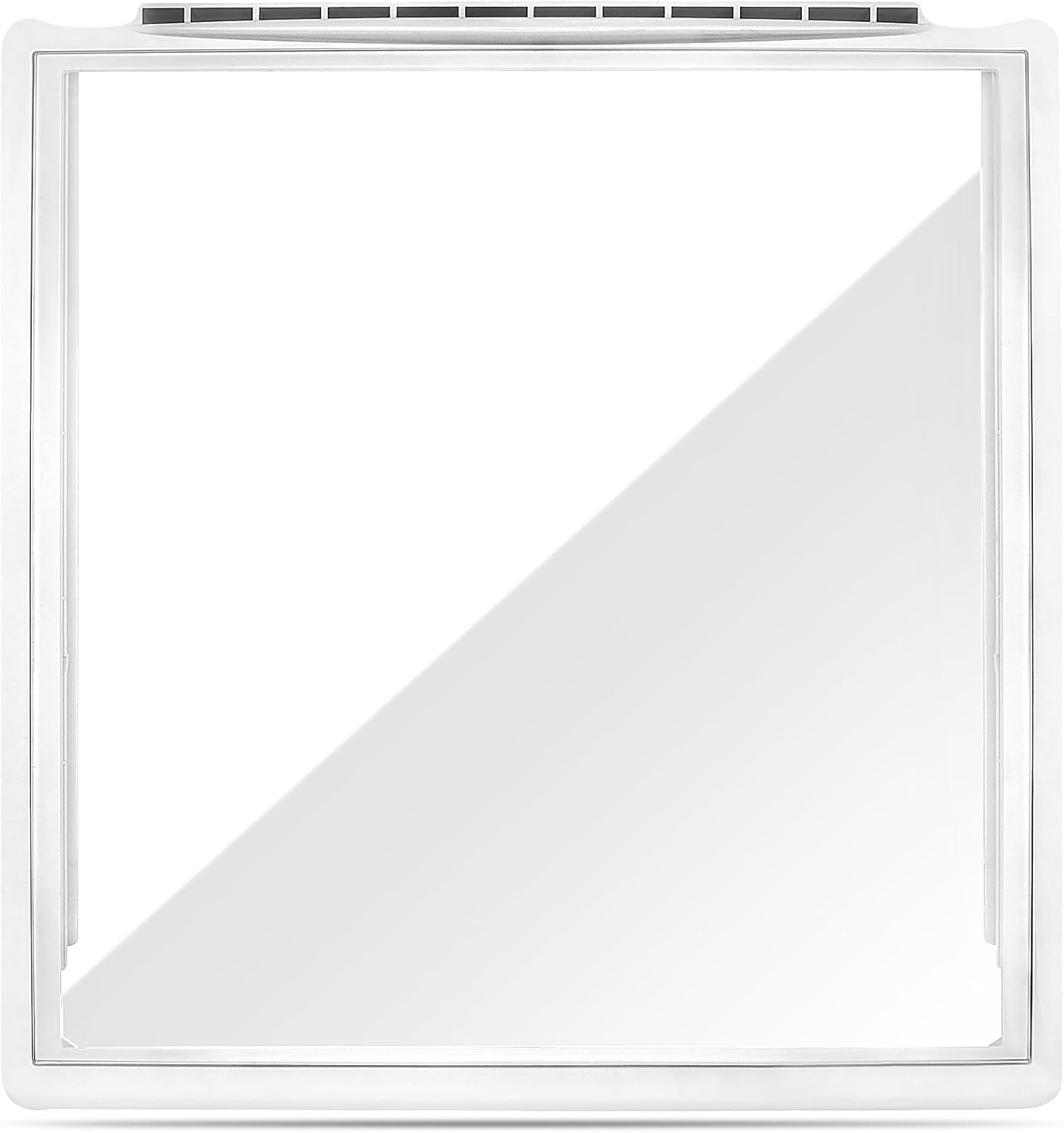 241969501 Crisper Pan Cover and 240443384 Refrigerator Glass Crisper Cover Compatible with Frigidaire Refrigerators?Refrigerator Deli Drawer Cover 241969501 Replace Part?AP4433007,1512992,PS2363832 241969501 Refrigerator Shelf Frame With Glass