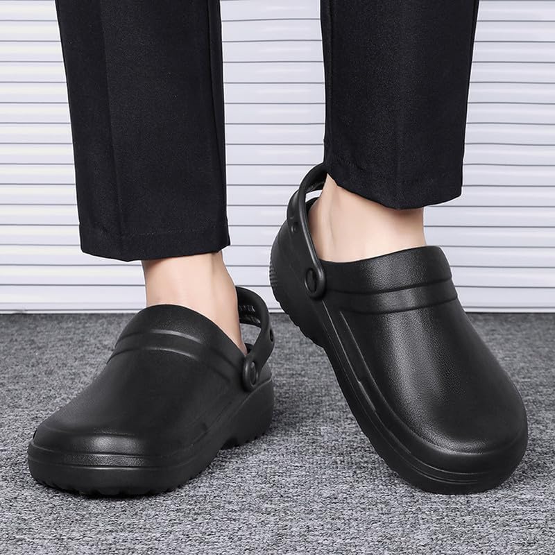 Men's Clogs Comfortable Mules Sandals Adult Slip On Garden Shoes Summer Water Beach Shoes Casual Slippers Lightweight Breathable Cushioned Support - Image 5