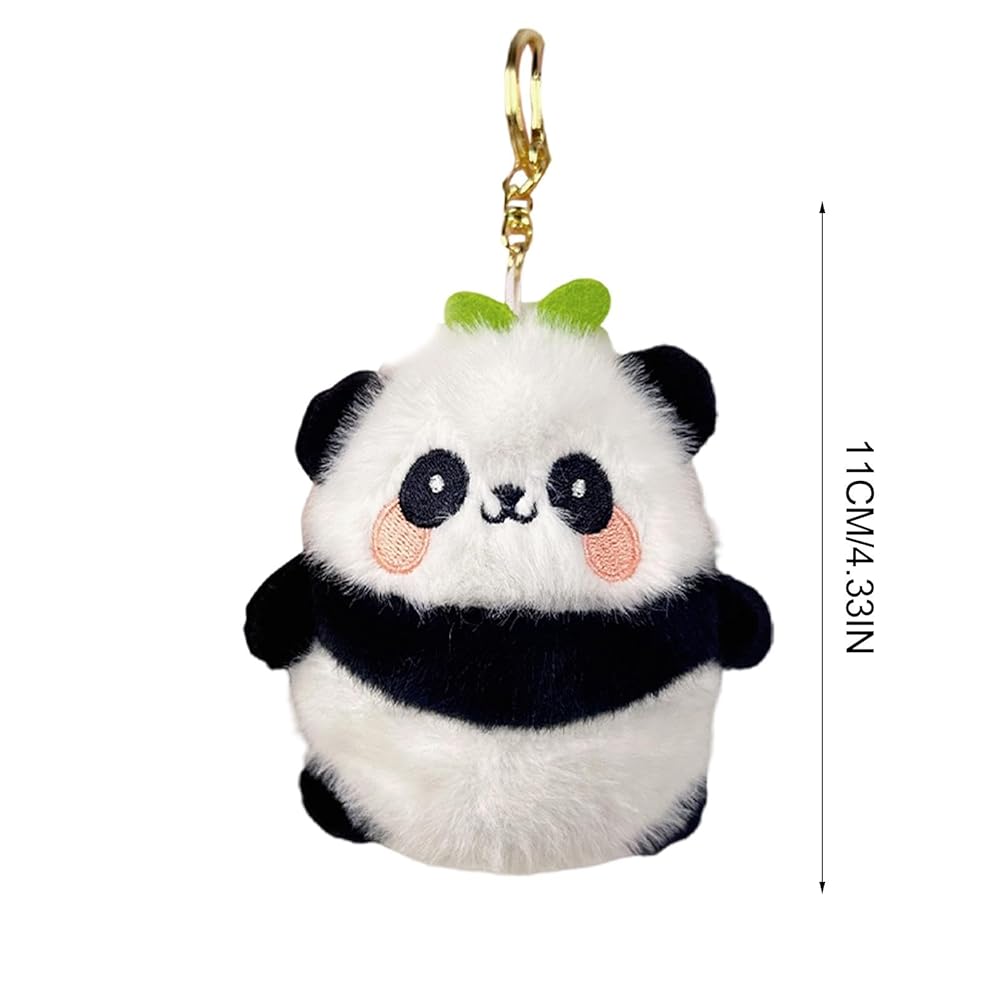 Amazon.co.jp: ぬいぐるみパンダキーホルダー、かわいい