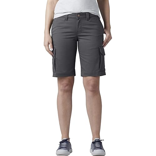 Dickies Women's 11" Relaxed Stretch Cargo Shorts