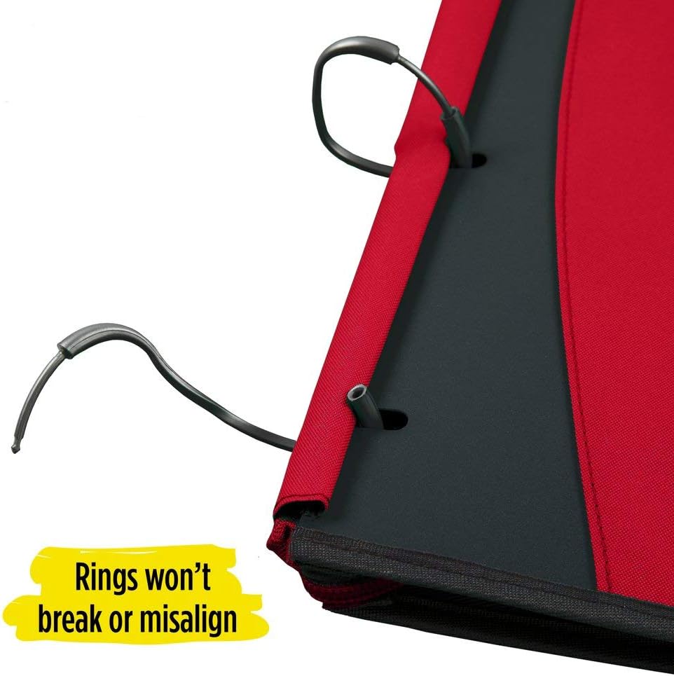 Five Star Flex Hybrid NoteBinder, 1 Inch Ring Binder, Notebook and Binder All-in-One, Color Selected For You, 1 Count (28028)