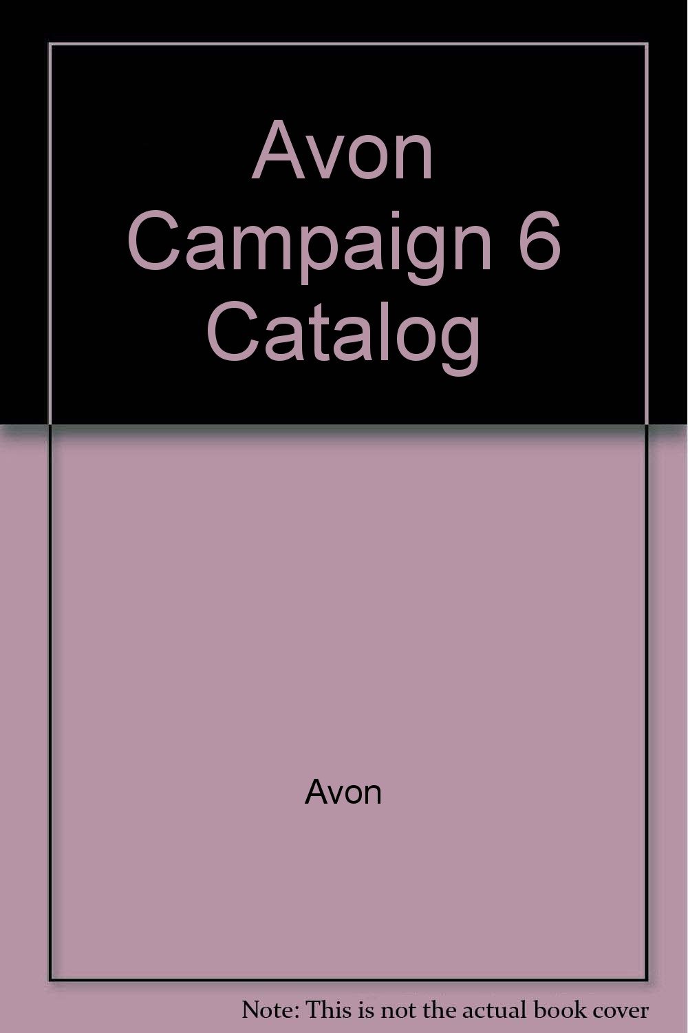 Avon Campaign 6 Catalog Avon Books
