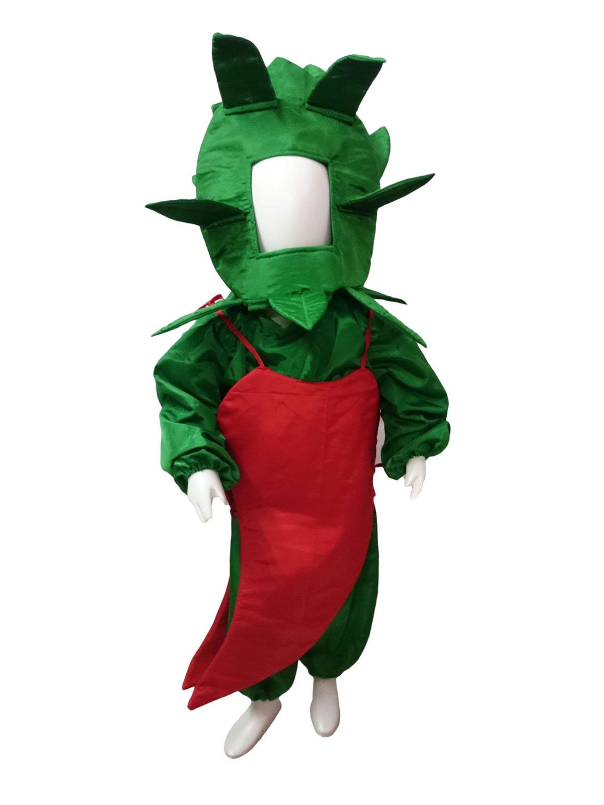 BookMyCostume Red Chilli Lal Mirch Vegetable Kids Fancy Dress Costume 7-8 years (B08KT993PB) Amazon Price History, Amazon Price Tracker