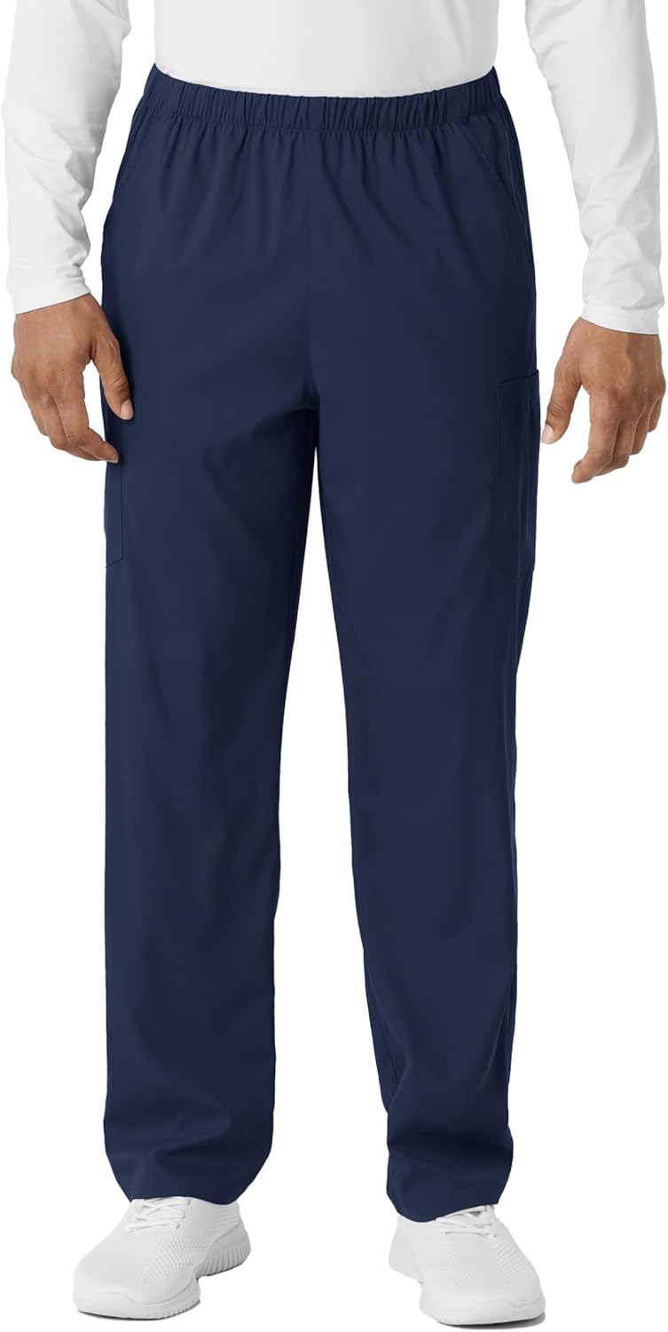 Wink Boundless Unisex Straight Leg Scrub Pant - Navy, XXS Short