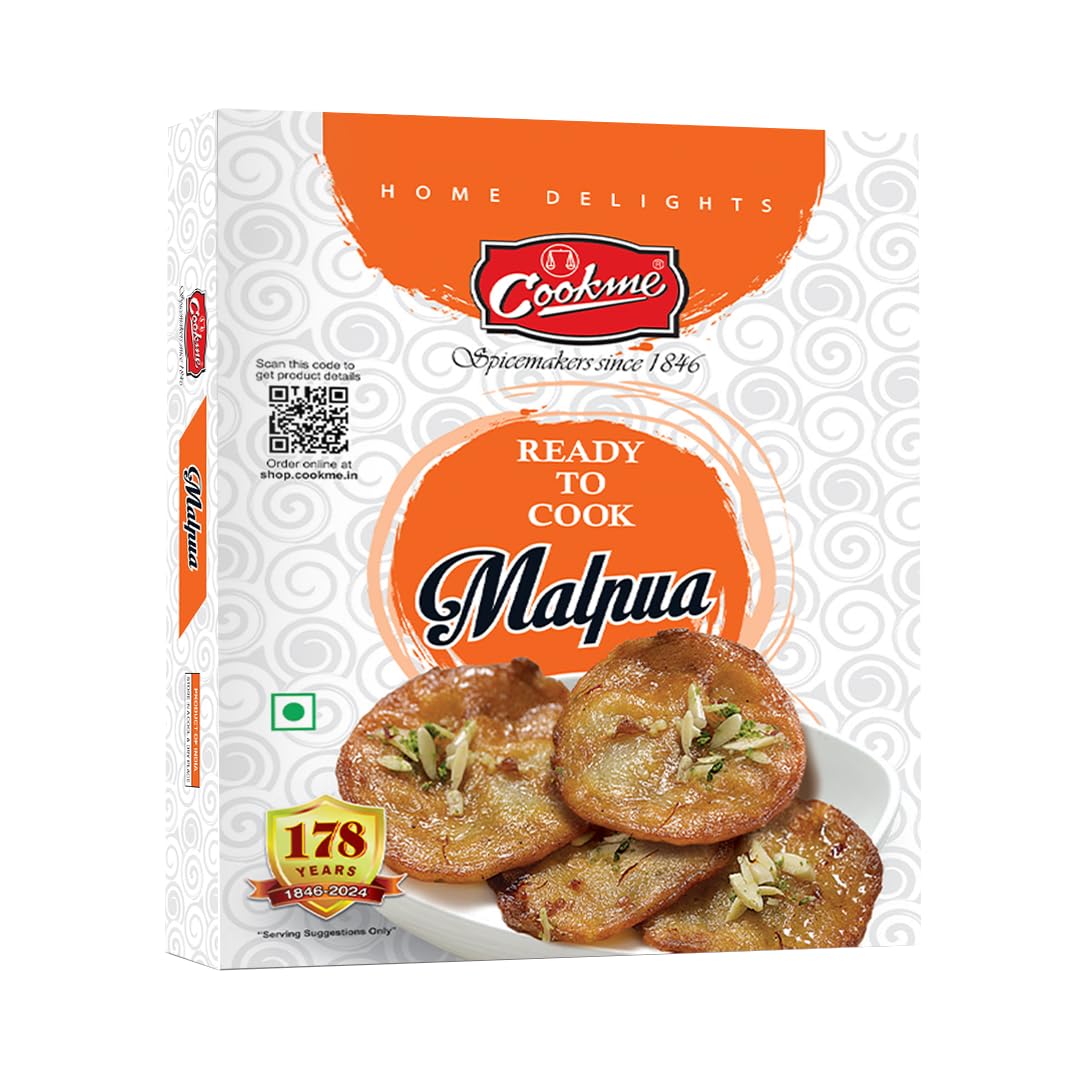 Cookme Bengali Dessert Malpua Mix 200g (2 Packs of 100g Each) | Authentic Bengali Sweet Mix | Easy-to-Make & Delicious | Perfect for Festivals & Celebrations-image-17