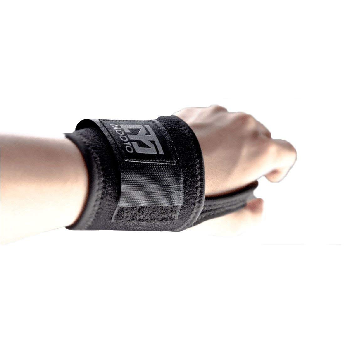 MOOTO Korea Taekwondo Wrist Supporter Guard Protector Black Split Free One Size for Adult a Pair MMA Martial Arts Gym School Academy