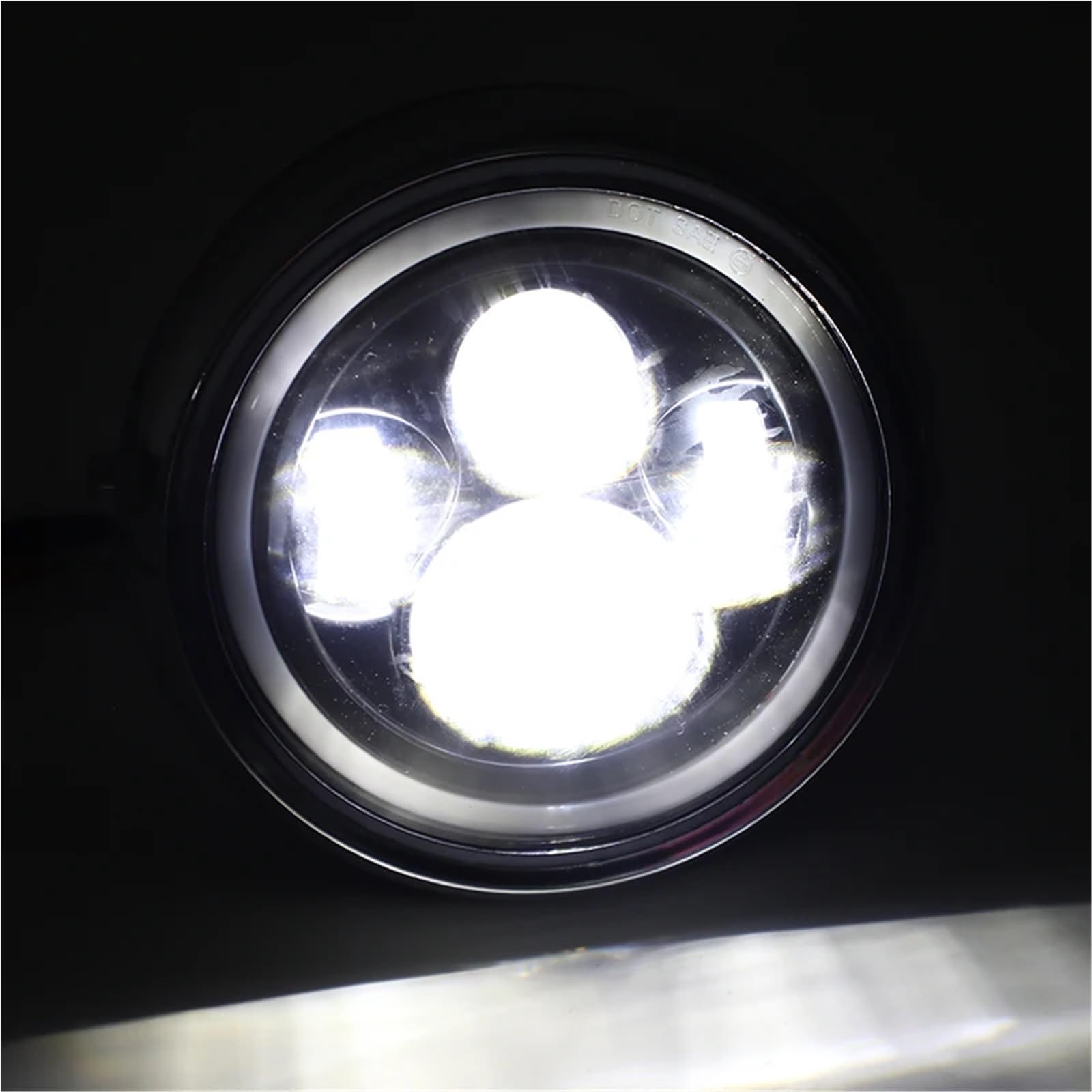 Anabbaglianti Faro anteriore a LED da 7 pollici alto/basso + DRL adatto per motociclette Dyna Cafe Racer Bobber Luci per motociclette