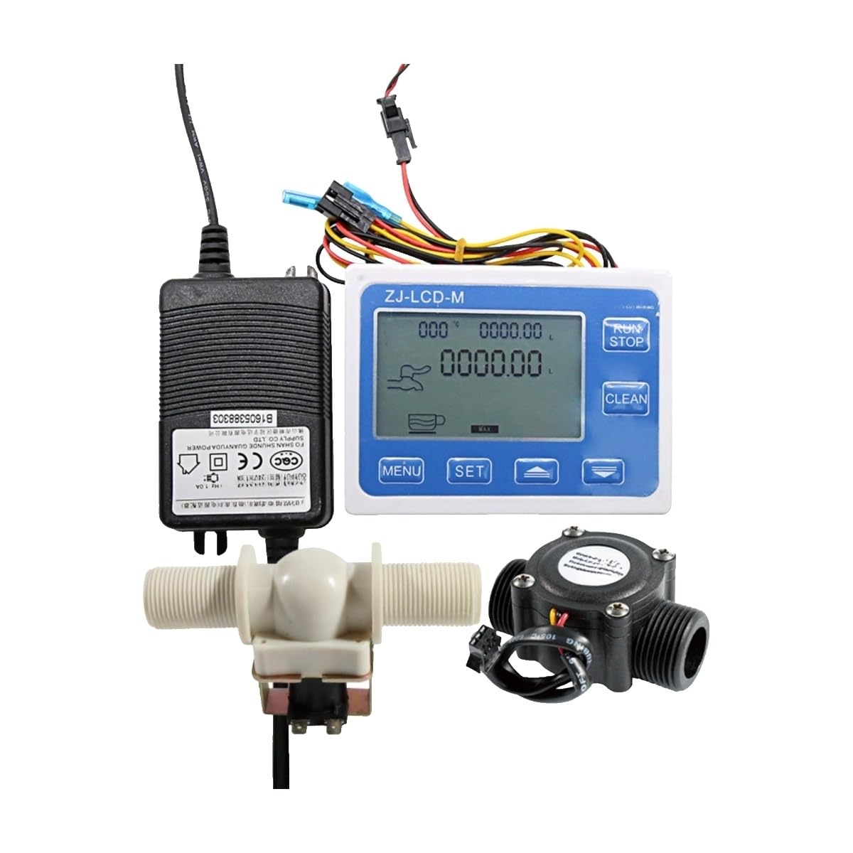 Contrôleur quantitatif de débit tuyau 3/4 pouces électronique FS300A