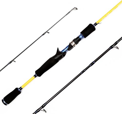 Lure Fishing Rod NueltinHuronErie Series Spining and Casting Rod 30T Carbon Fishing Rod 66.67ft Two Pieces Fishing Pole Portable and Lightweighted
