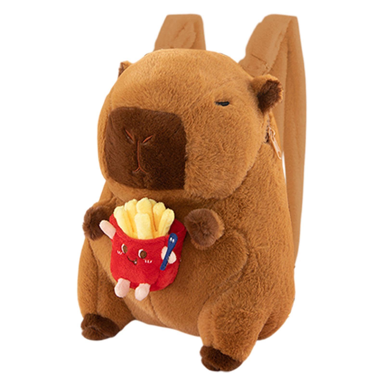 enakshi (label) Enakshi Capybara Backpack Funny Stuffed Animal Backpack for Street Women Backpacking Fries| Clothing, Shoes & Accessories|Womens Handbags & Bags-picture-28