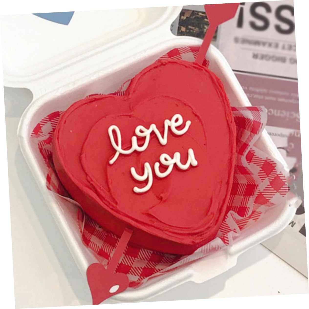 Toyvian 100piezas Adornos De Pastel De Cupido Para Decoración De San Valentín Toppers Para Tartas y Decoraciones Para Bodas y Fiestas