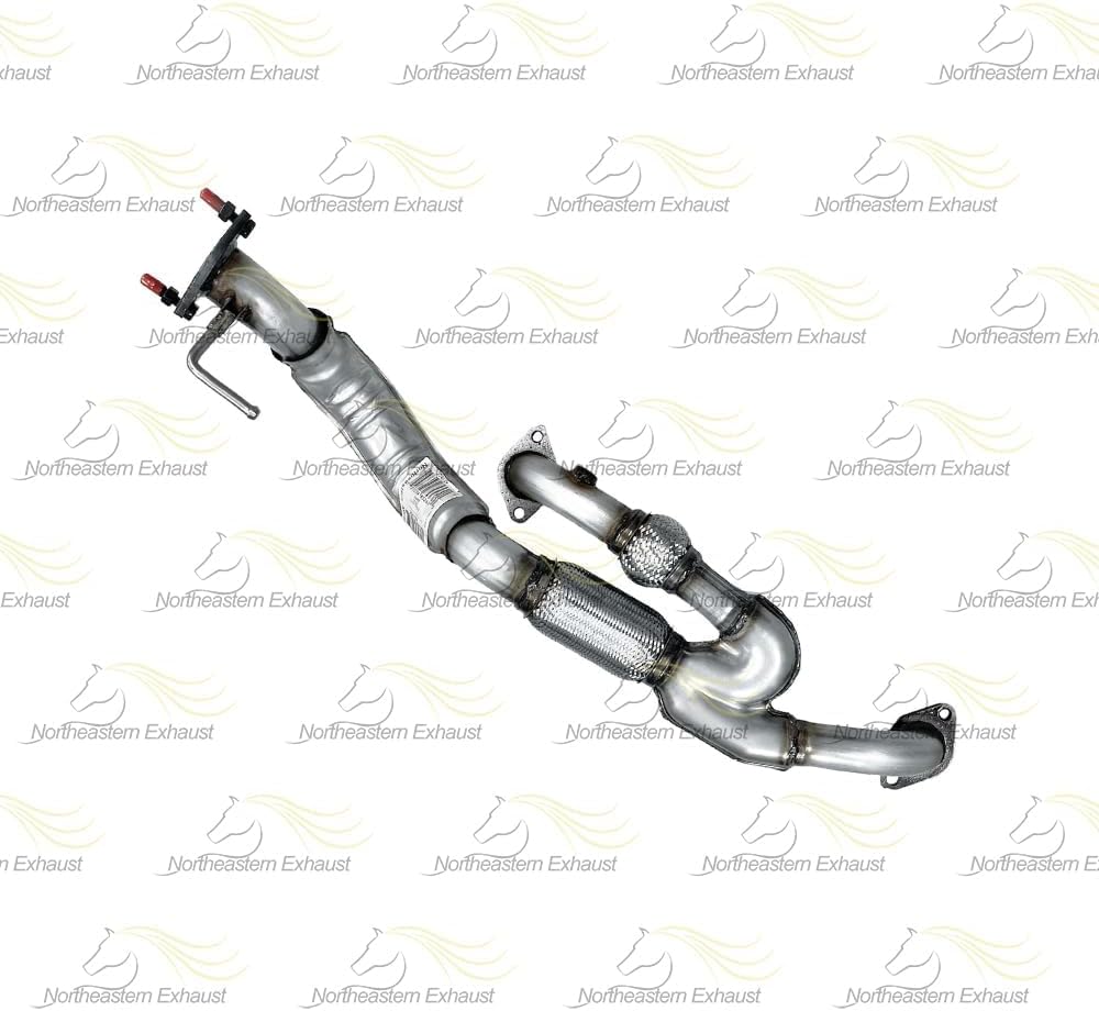 Exhaust Front Flex Y-Pipe Compatible for 2006-2010 Kia Sedona 3.8L | Stainless Steel | Northeastern Exhaust | Free Gaskets and Bolt Kit Included | Direct-Fit Replacement