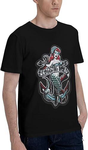 Miniatura 2 de Adult Mens Short Sleeve T Shirt Hawaiian Shirts Cotton Round Neck T-Shirt Tops Clothes for Men T-Shirts