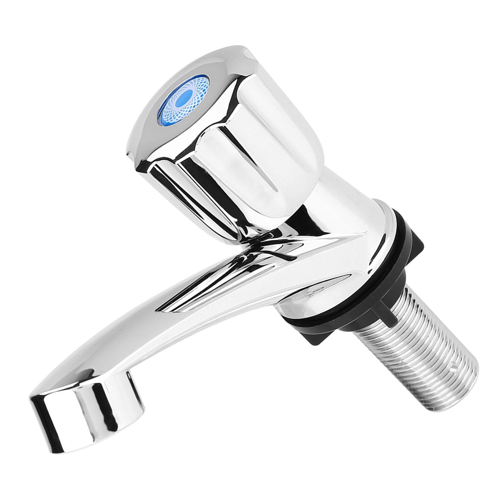 Water Faucet Thread Connection ABS Plastic Single Cold Faucet Water Tap Bathroom Basin Kitchen Sink Accessories Louver G1 — view 2