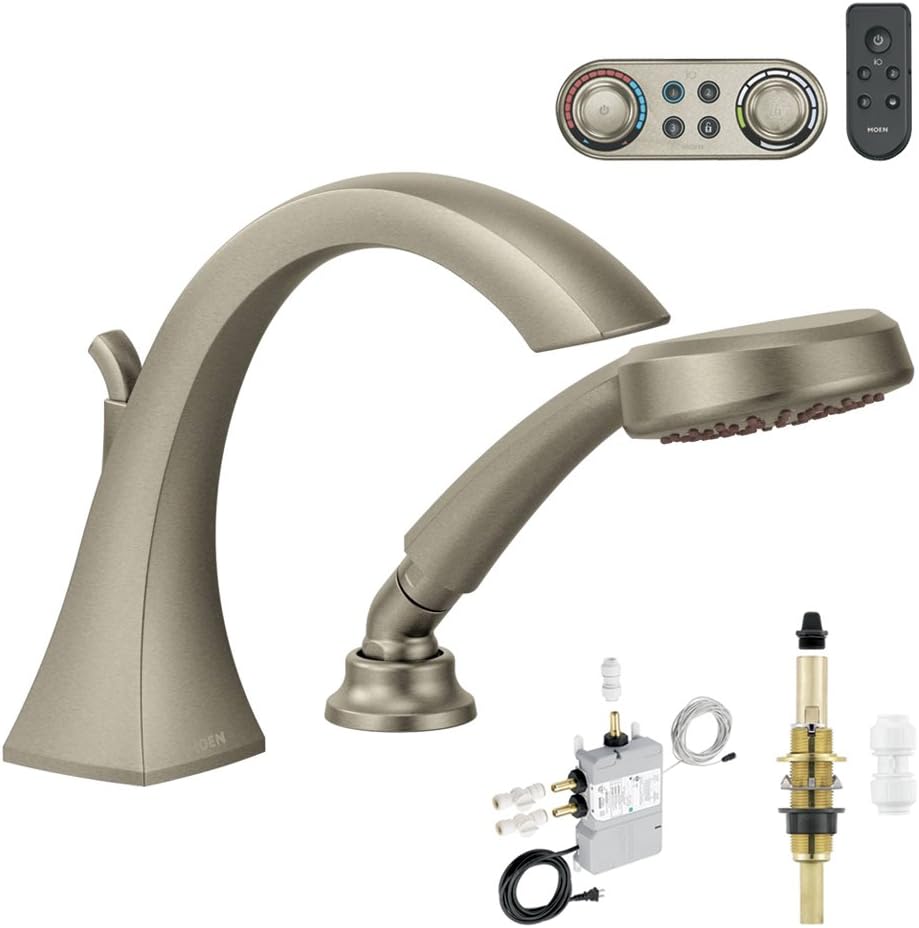 Moen KRTVODIOHT9694BN Voss 81/4Inch Roman Tub Faucet Trim with Hand