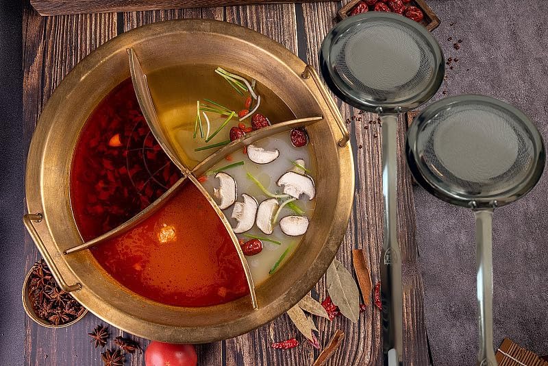 Miniatura 3 de Colador de acero inoxidable de malla fina, filtro de acero inoxidable 2025, colador de red de cocina multifuncional duradero (juego de 2 piezas)