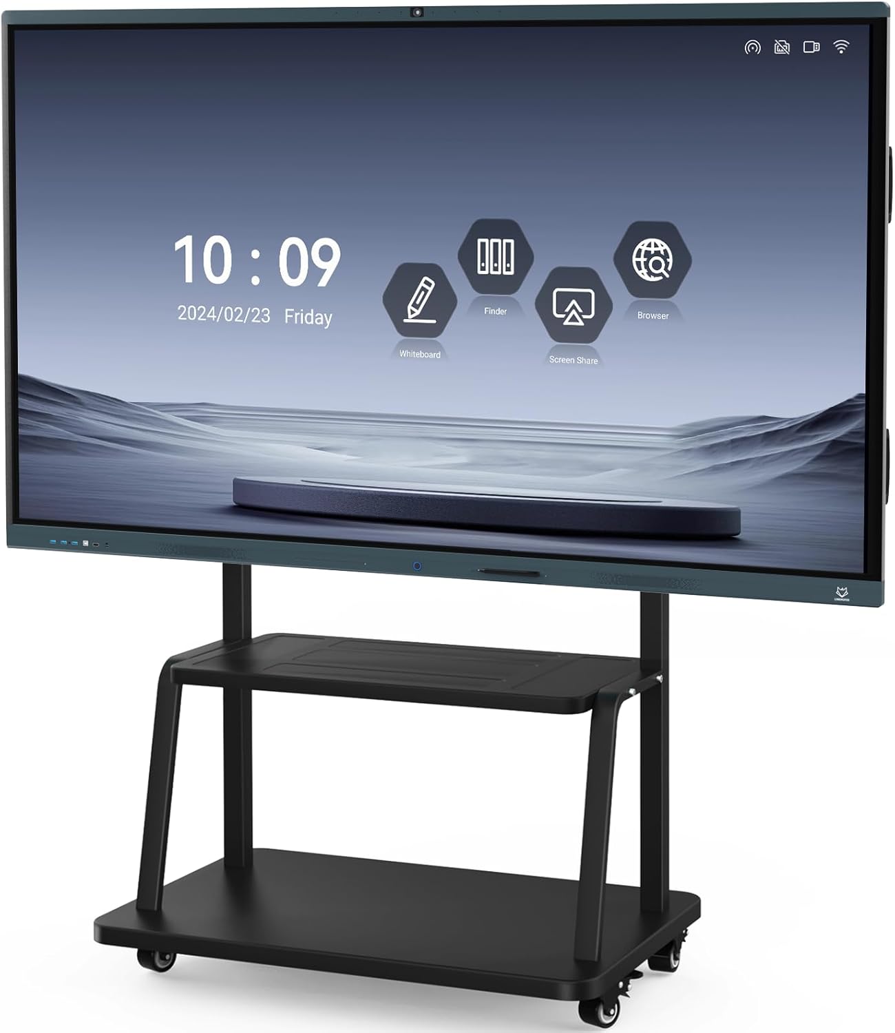 Amazon.com: 86in Smart Board, Built-in Camera and Mics Interactive ...