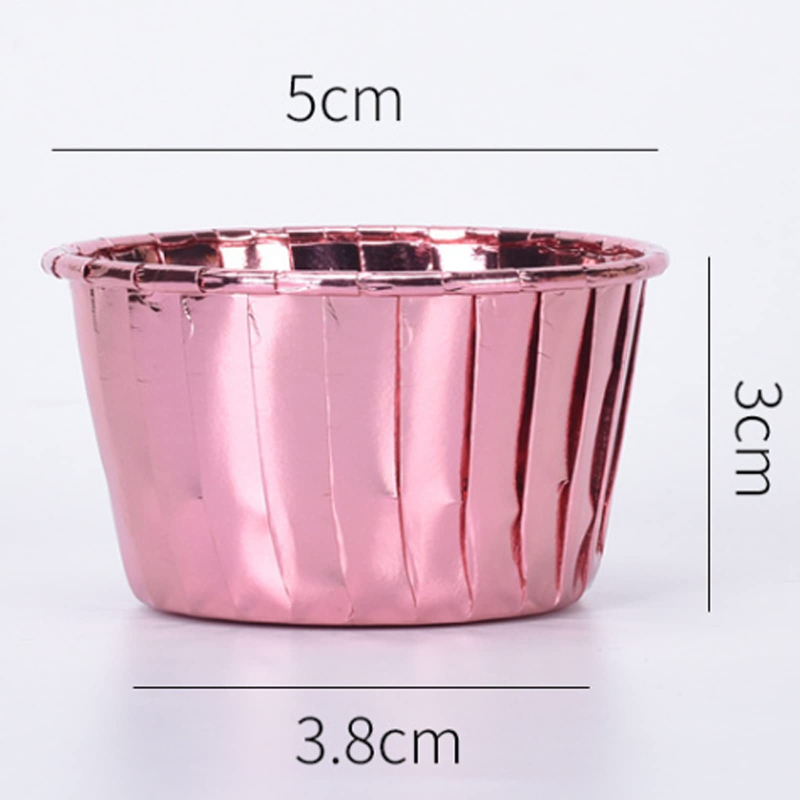 100 stuks aluminiumfolie bakbekers met deksels 5 oz dessertbekers muffinblikken wegwerp mini taartpannen cupcake kopjes muffinvormpjes voeringen voor bruiloft verjaardag individuele dessertcontainers