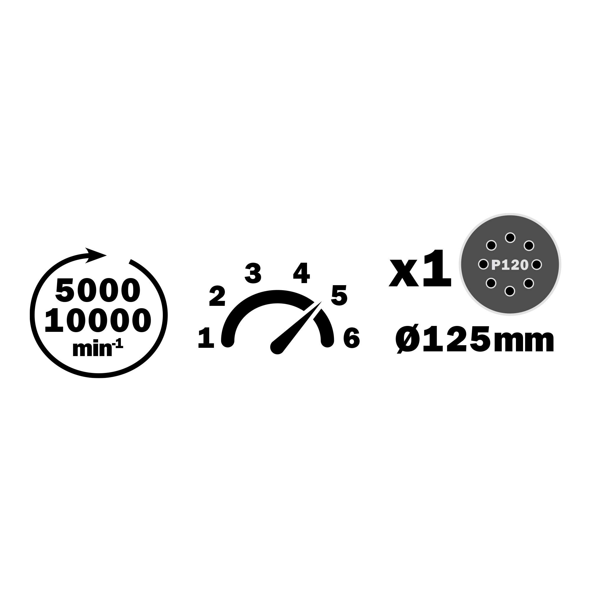 RIBIMEX PRBAT20/PORSB Levigatrice rotorbitale 20 V RBAT20 senza batteria e senza caricatore