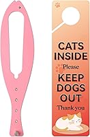 Vista 16 de TGIOW Pestillo de Puerta para Gato, 2 Piezas Tope de Puerta de Gato Pestillo de Puerta para Mascotas para Mantener al Perro Fuera de la Caja