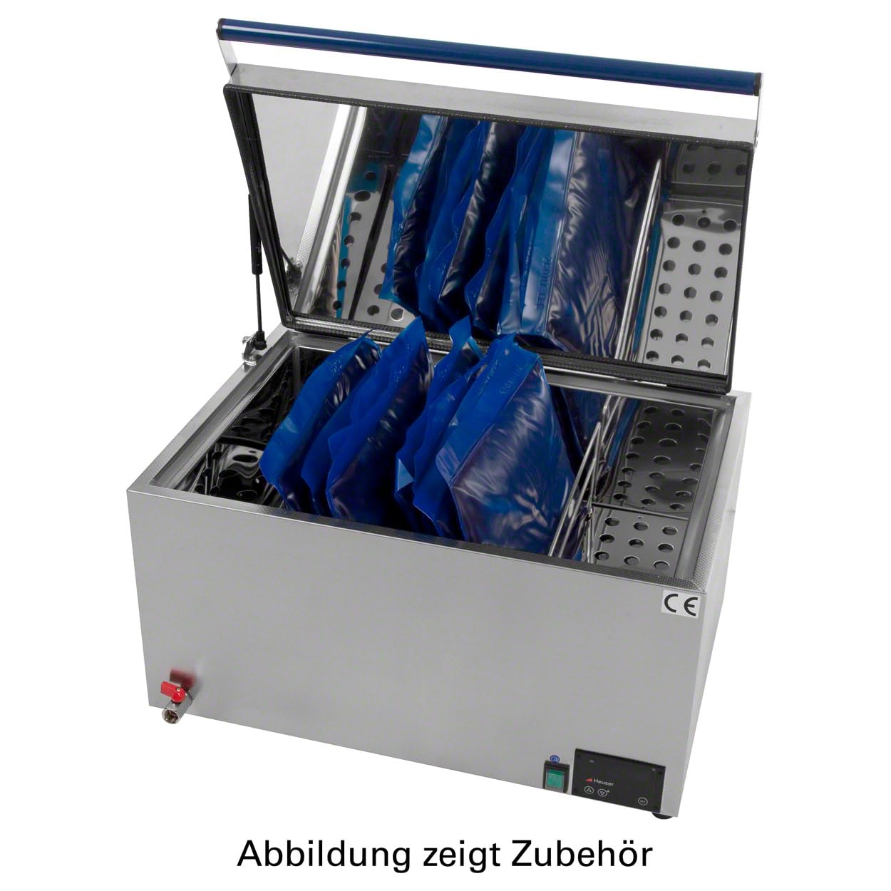 Heuser Wasserbad 6-50 für bis zu 8 Wärmeträger, Moorpackung Erwärmer, elektronisch