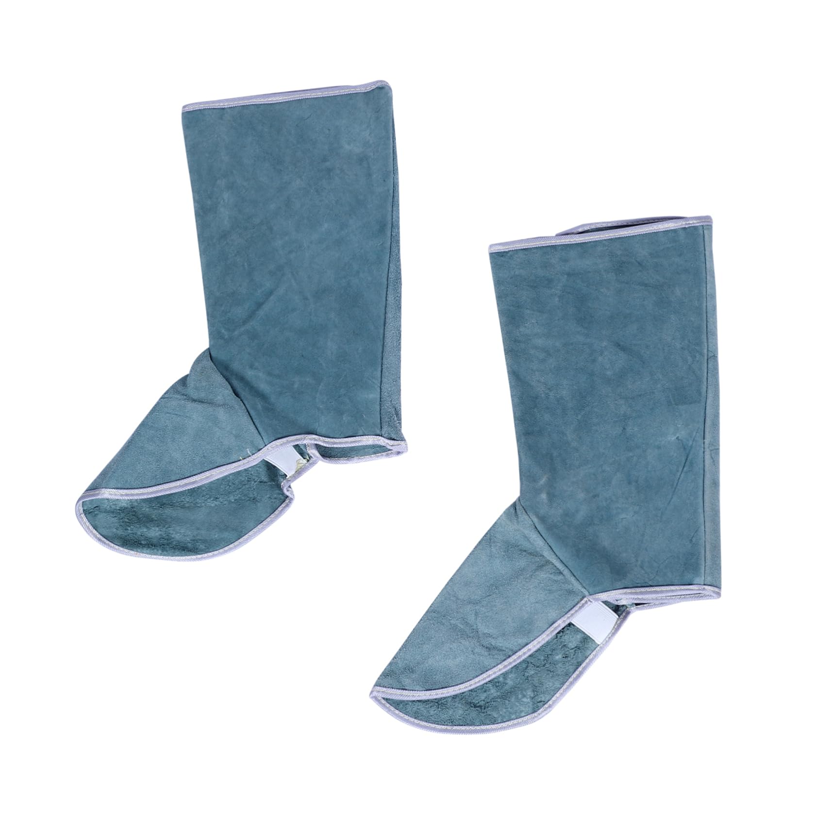 NULYLU 1 Pair Welding Foot Cover Foot Cover Shoe Covers Shoes Cover Welding Spats Welder Feet Spats Welder Accessory Welding Shoe Cover Welding Feet Cover Spout Welding Cover Blue Cowhide