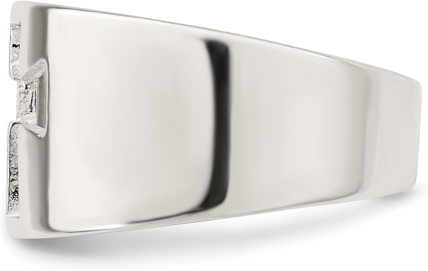 Diamond2Deal 925 Sterling Silver Cross Cutout Ring