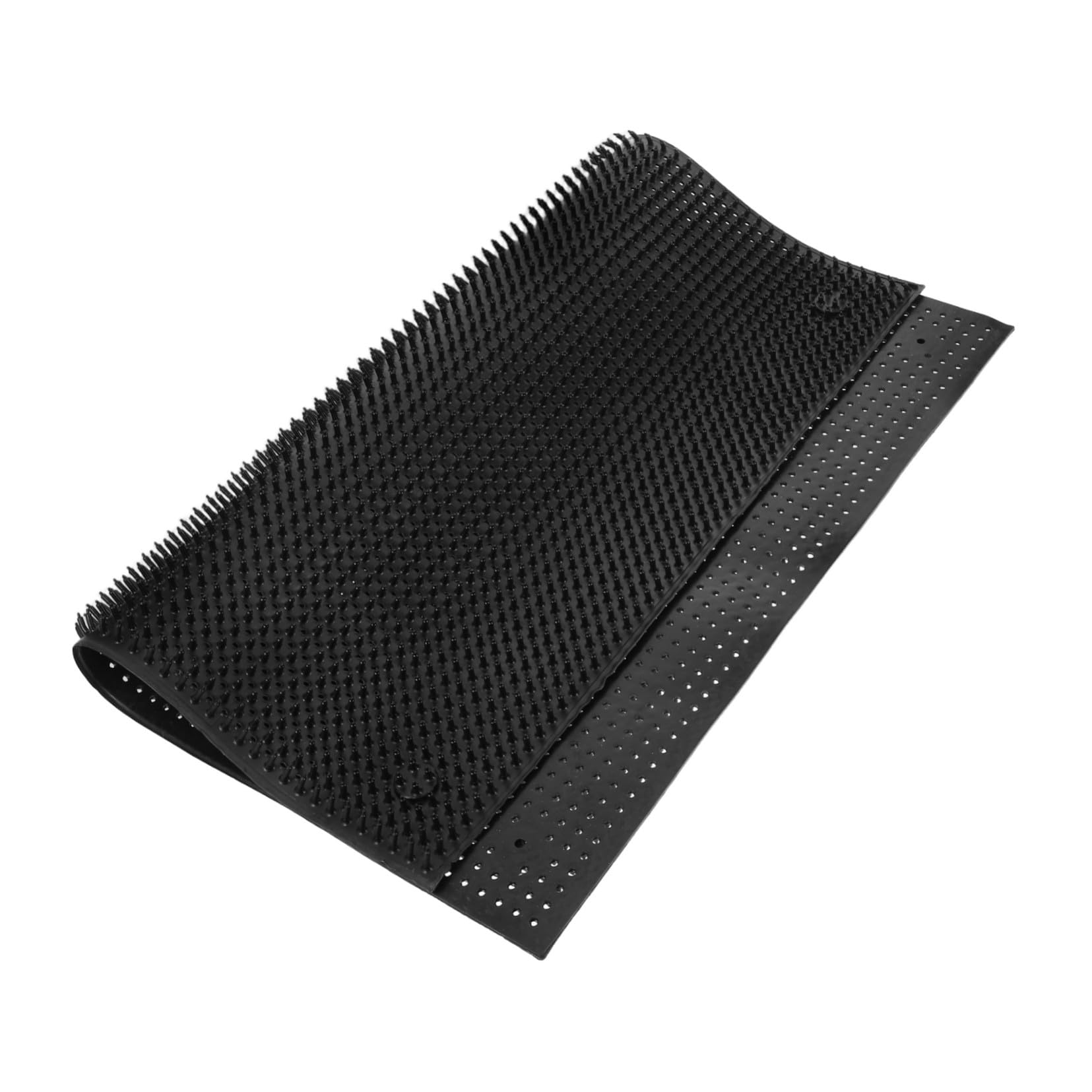 Spazzola Tiragraffi per Bovini e Equini Accessorio per Box e Recinti Pannello Stop Prurito per Allevamento Indoor e Outdoor Supporto Benessere Animale Facilmente Montabile