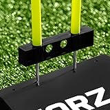 FORZA Astro Fußball-Dummies (Unterlage Werden enthalten) | Freistoß Dummies für Fussball | 3 Größe erhältlich | Eignen Sich für mehrere Oberflächen (Mini, Einzeln)
