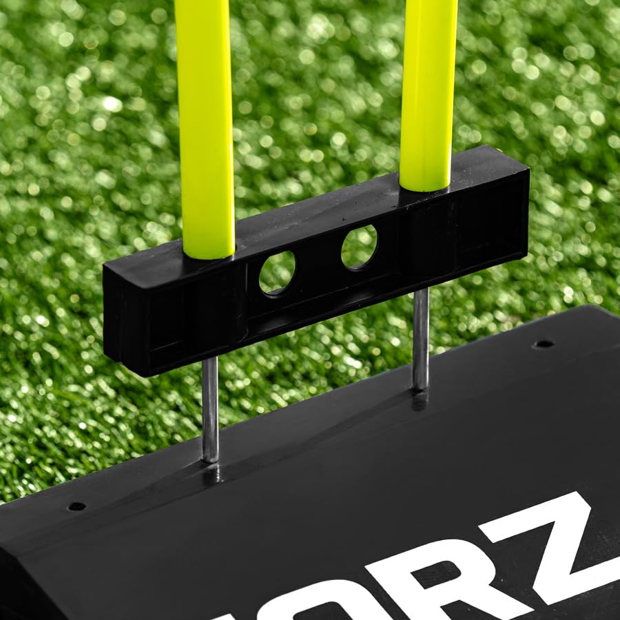 FORZA Astro Fußball-Dummies (Unterlage Werden enthalten) | Freistoß Dummies für Fussball | 3 Größe erhältlich | Eignen Sich für mehrere Oberflächen (Mini, Einzeln)