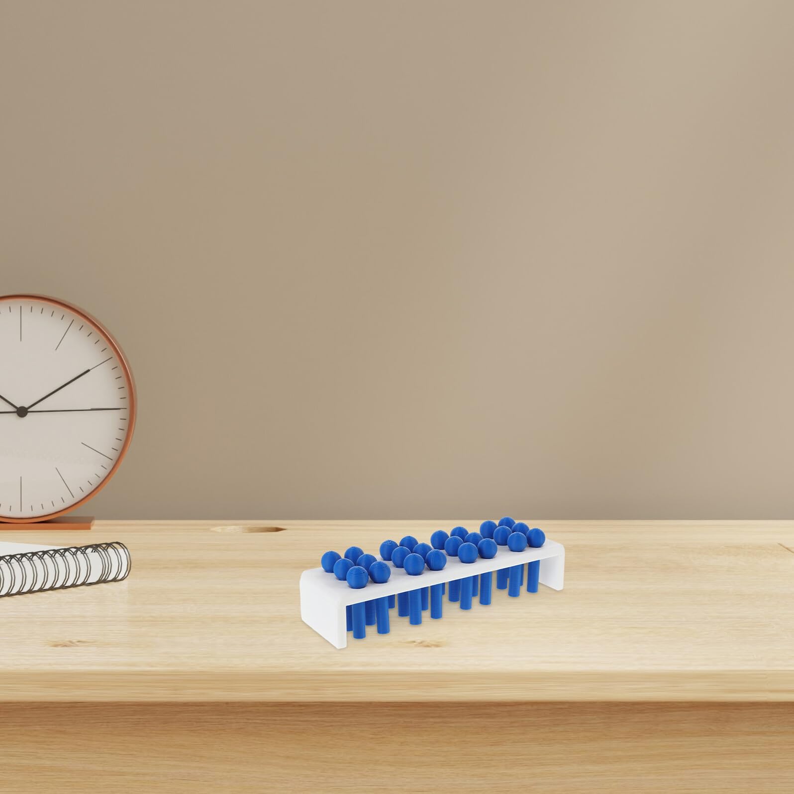Kit de Aprendizaje Braille con Tablero de Práctica de Plástico de 24 Celdas y Lápiz Óptico para Estudiantes Ciegos en Uso Educativo Diario