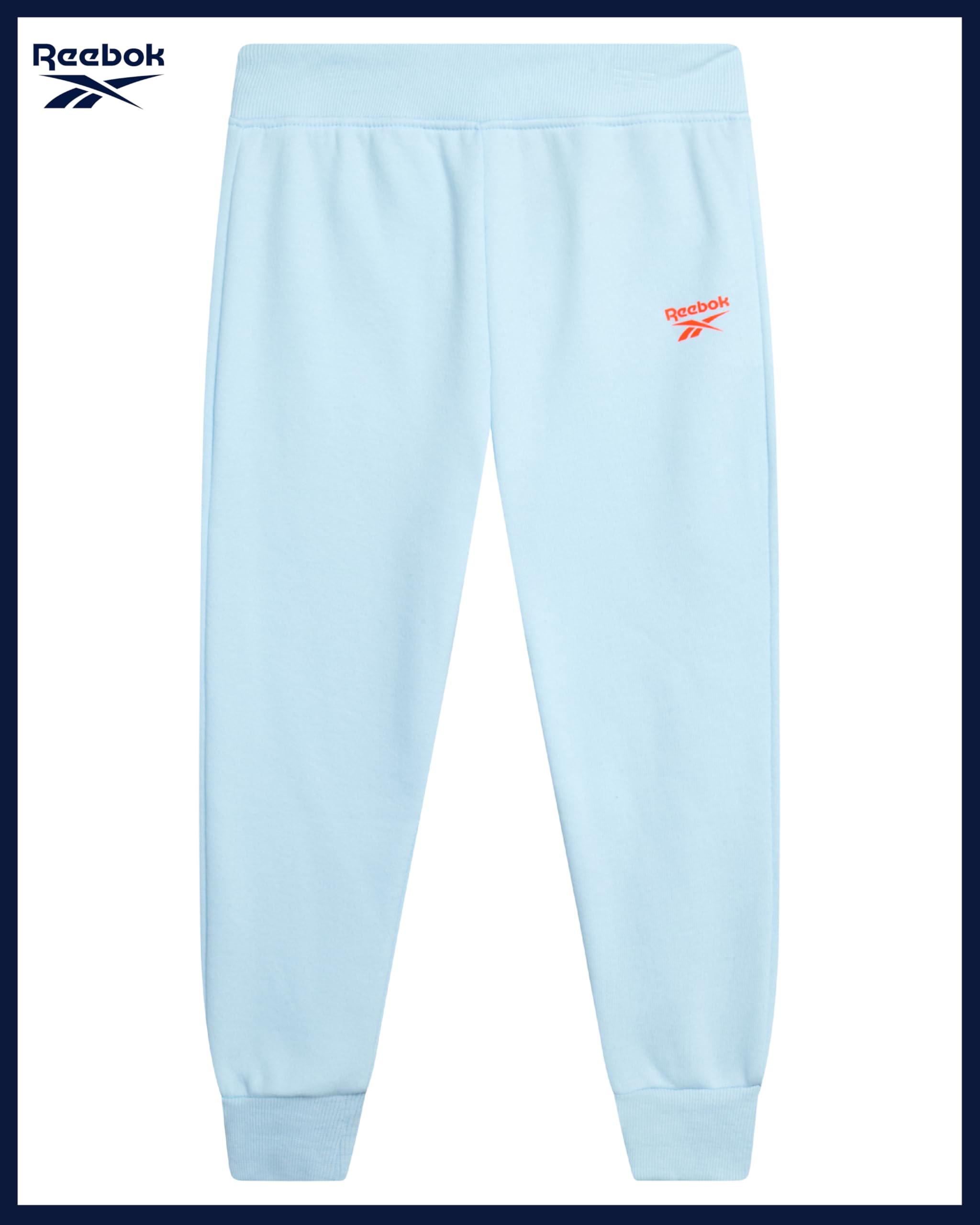 Reebok Conjunto de ropa deportiva para bebés y niñas pequeñas, conjunto de 3 piezas de sudadera con capucha y pantalones deportivos para niñas