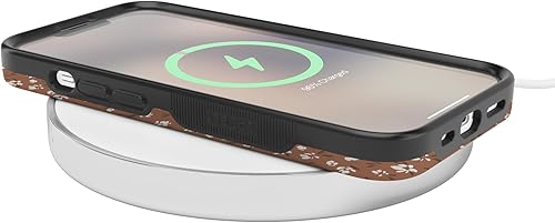 Vista 606 de Casely Funda para iPhone 13 Compatible con MagSafe Color Splash de medianoche Funda retro abstracta Color de medianoche Splash Abstracto