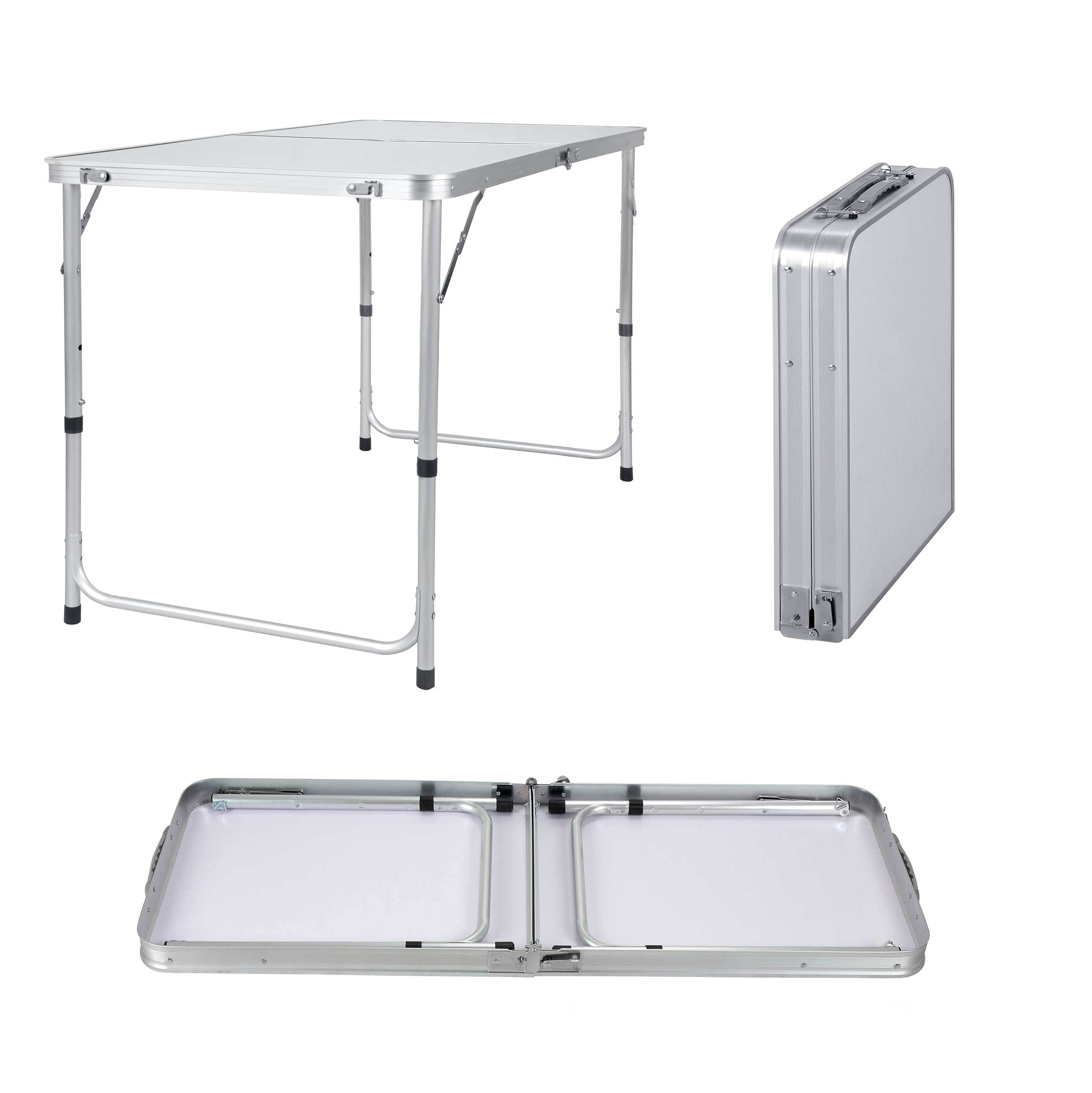 HSHa Folding Table Card Game Table for Tabletop Game Indoor& Outdoor Tabletop Game with Families Friends Colleagues 120cm Portable Fold-able Design Lightweight Game Table(47 inch)