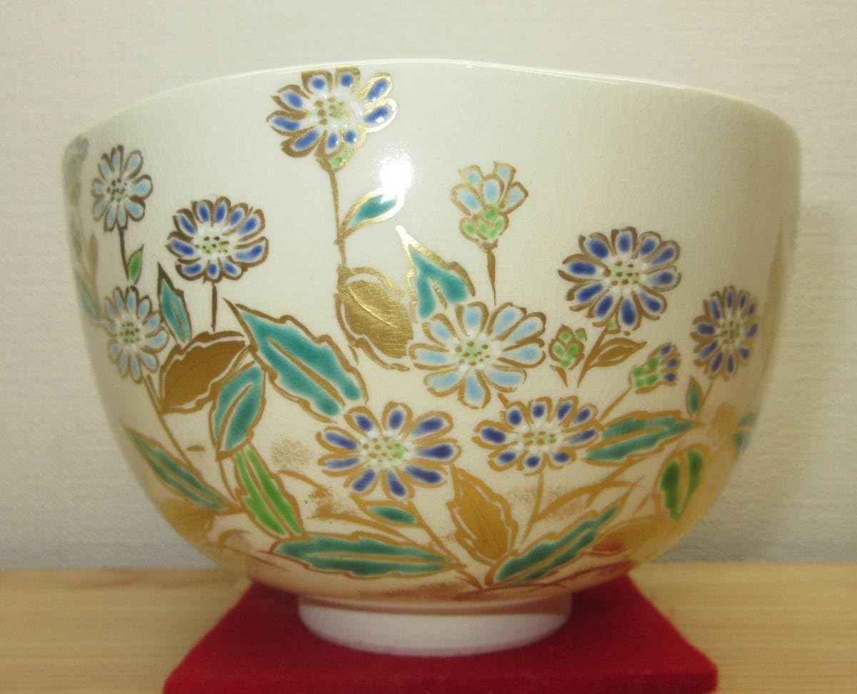 送料込【逢絢亭・新品】茶道具 茶碗 京焼 仁清 都忘れの図 文月和香 共箱入り Amazon.co.jp: 逢絢亭茶道具 茶碗 京焼 仁清 都忘れの図 文月