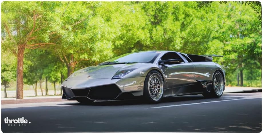Car Gaming Mouse Pad XL 36×18 | Huracan Extended Mouse Pad | Automotive Enthusiast Desk Mat | Motorsport Culture Office Accessory | Supercar Gaming Setup