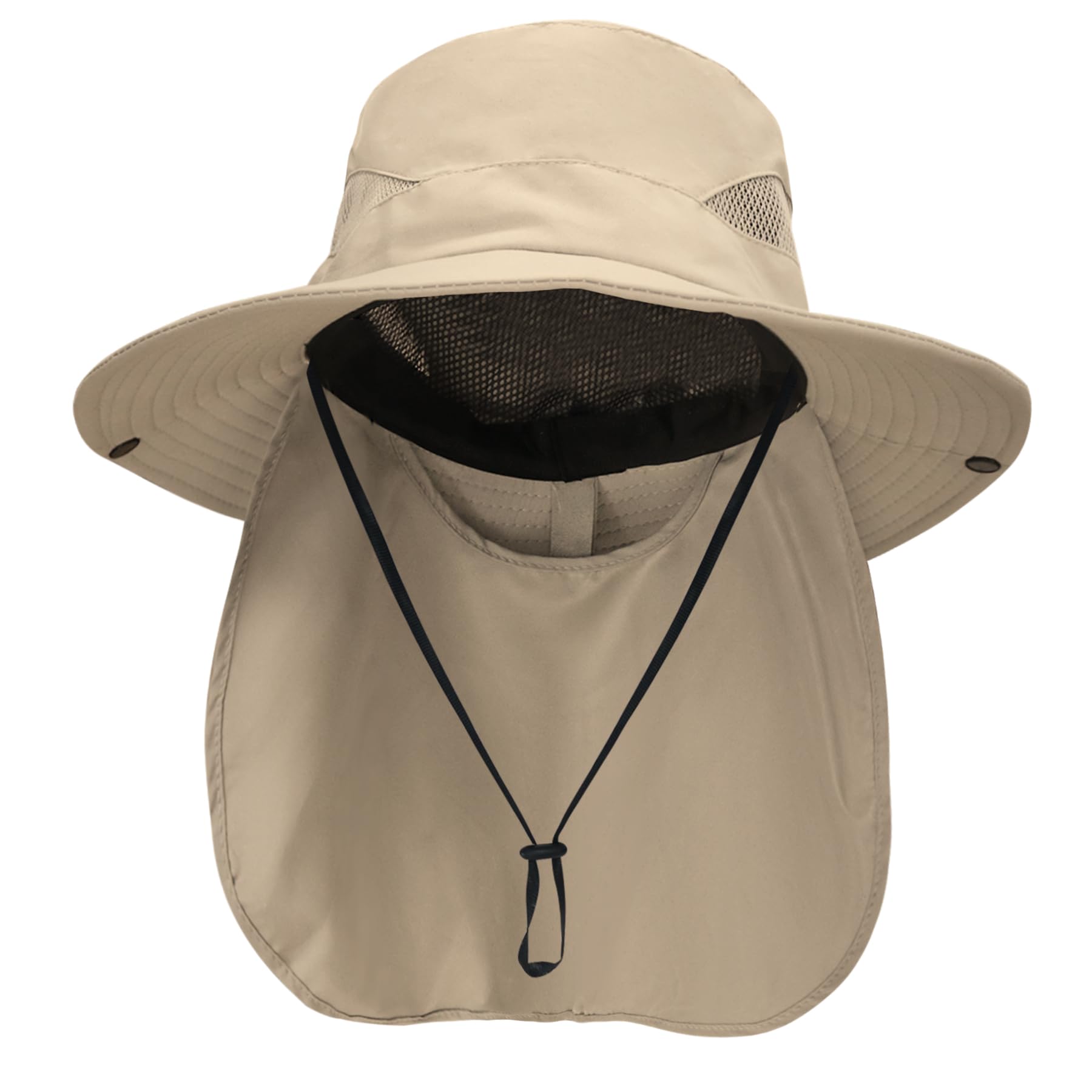 NPQQUAN Sun Hats for Men Women UPF 50 UV Protection Wide Brim Bucket Hat Safari Hiking Fishing Hats