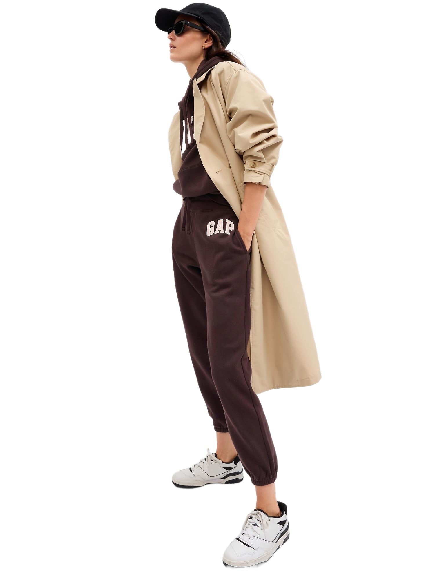 GAP Spodnie dresowe z logo - Spodnie dresowe Kobiety