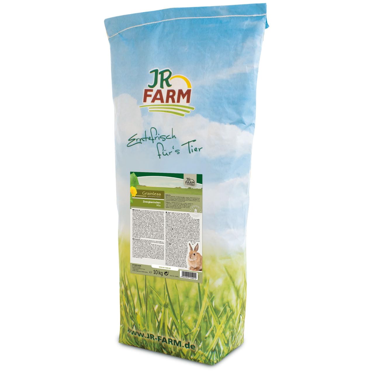 JR Farm Grain Less Mix Dwarf Rabbits Pack of 1 x 10 kg