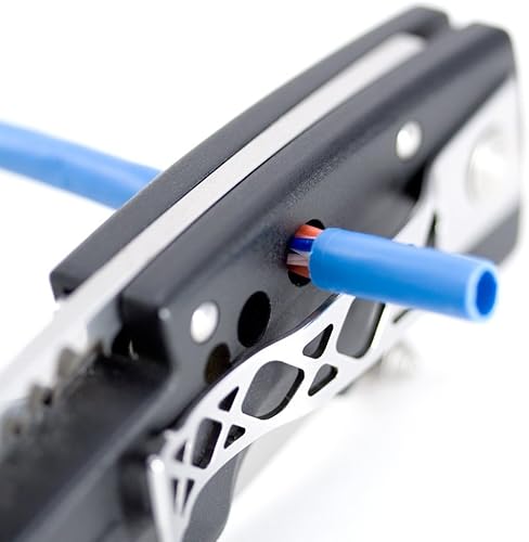 Miniatura 9 de SOG - Cuchillo de bolsillo para electricistas de kilovatios con multiherramienta para pelar cables y hoja AUS-8 de 3.4 pulgadas, cuchillo pelacables