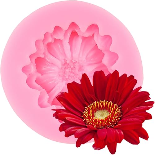 Miniatura 18 de Molde de silicona para crisantemo, moldes de fondant de girasol para decoración de pasteles de flores, decoración de cupcakes, caramelo de (Style