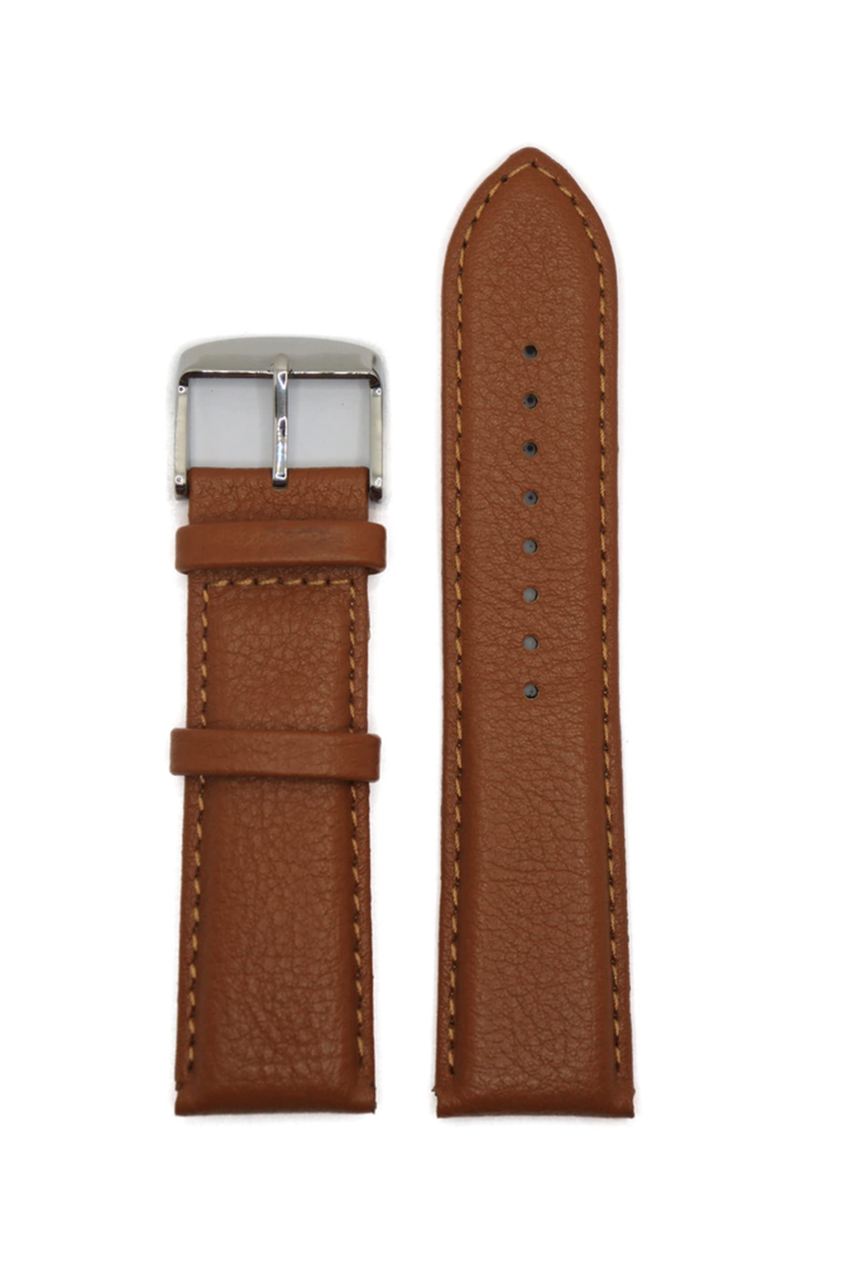 Exor HALF PADDED CR TAN COLOR with botip finish 24 mm Genuine Leather Watch Strap (B09R22PRKB) Amazon Price History, Amazon Price Tracker