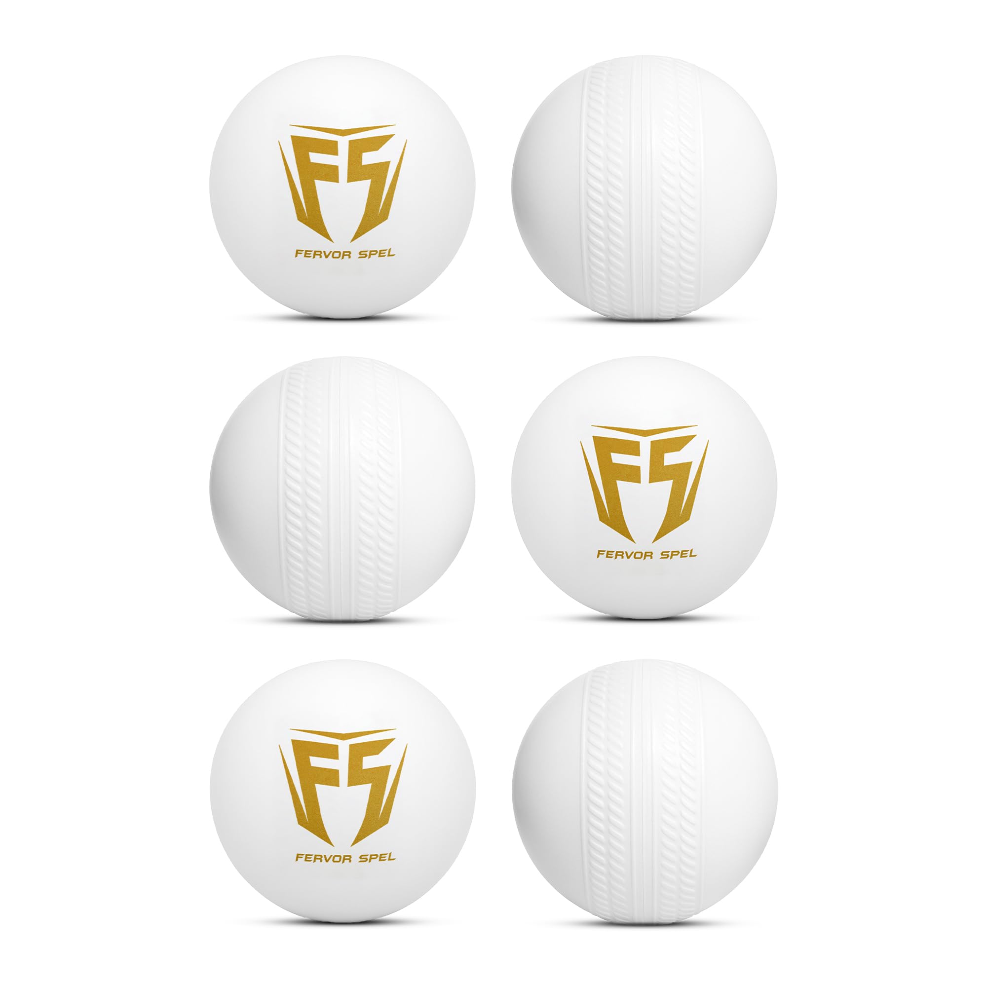 - FS Plastic Ball White Non Toxic (Pack of 6 | 50gm Per Ball)