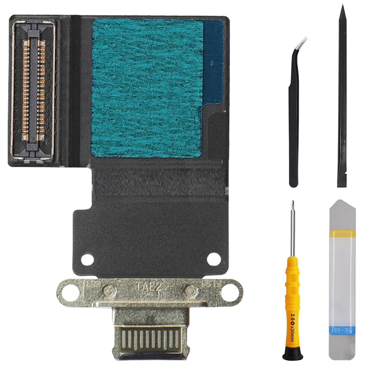 Connettore Dock per iPad PRO 11“ 1st 2nd 2018 A1980 A1934 A1979 A2013 Porta di Ricarica, per iPad PRO 12.9” 3rd 2018 A1876 A1895(Nero)