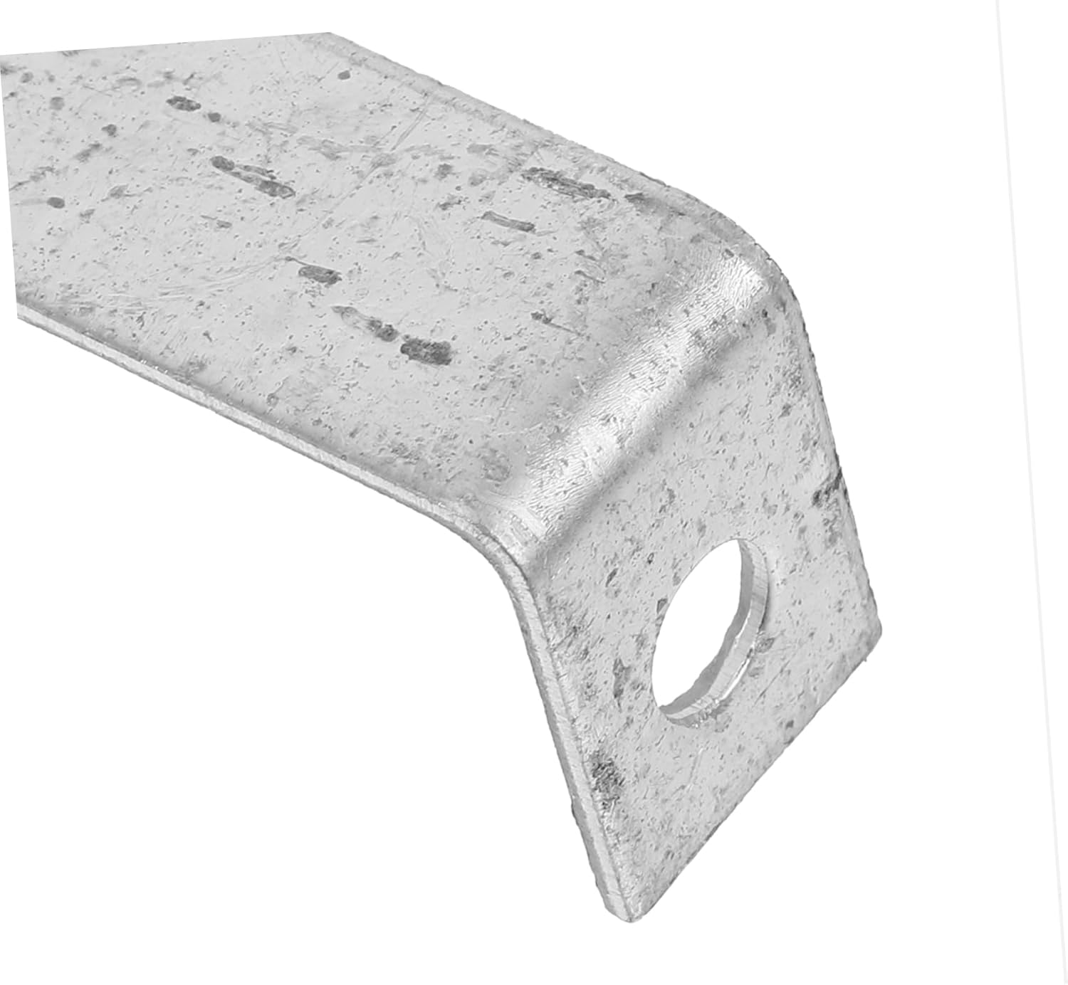 Pack of 10 lightning protection brackets, galvanised bracket, outdoor use, bracket, metal, earthing clips, surge protection clamps, ground cable clamp, grounding clamp, galvanised iron