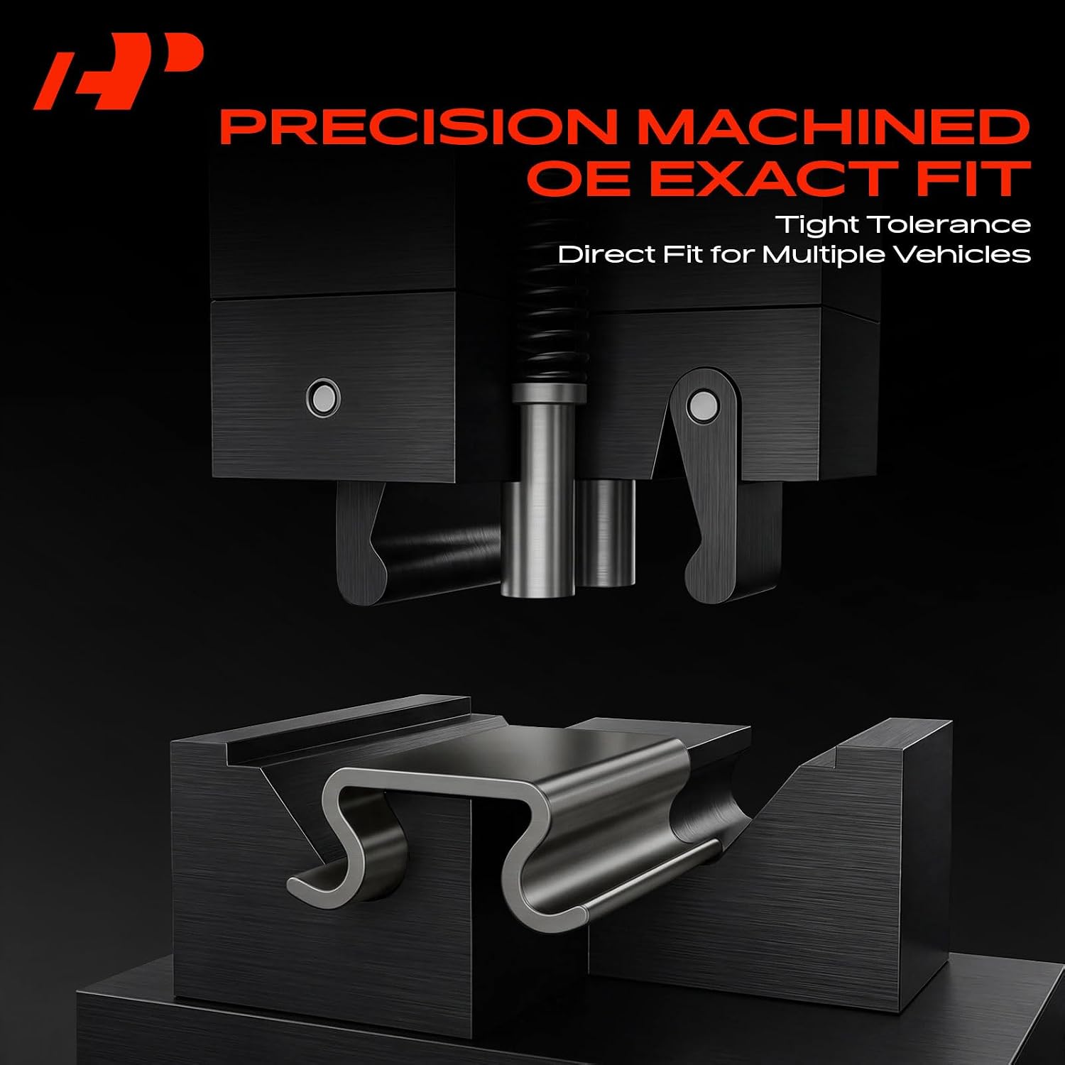 A-Premium Front Disc Brake Hardware Kit Compatible with Audi Models | Compatible with Q7, Q8, A6 Quattro, A7 Sportback, A8 Quattro, Q5 PHEV, RS5, RS5 Sportback, S4, S5, S5 Sportback, SQ5