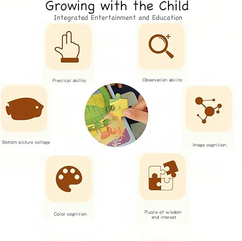 Miniatura 2 de Rompecabezas de juguetes para niños y niñas de 3 a 5 años, rompecabezas de imanes para niños, regalos ideales para niños pequeños, rompecabezas