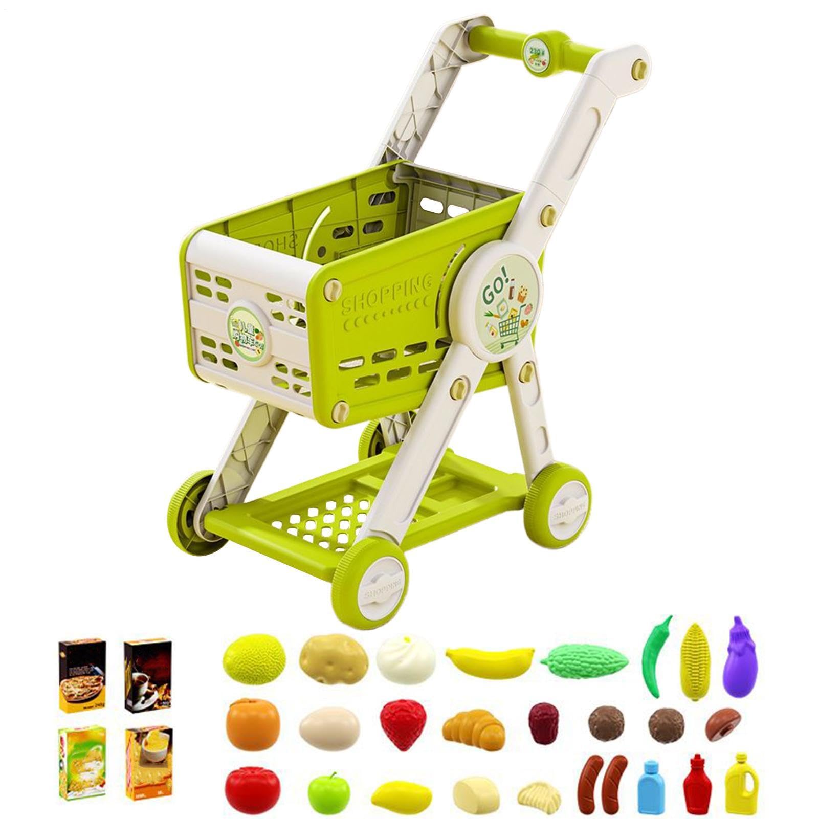 Carrello Della Spesa Giocattolo Cesto Della Spesa Giochi Supermercato | Cucina Bambini Role Play 1 3 Anni Bambine Casa Delle Bambole