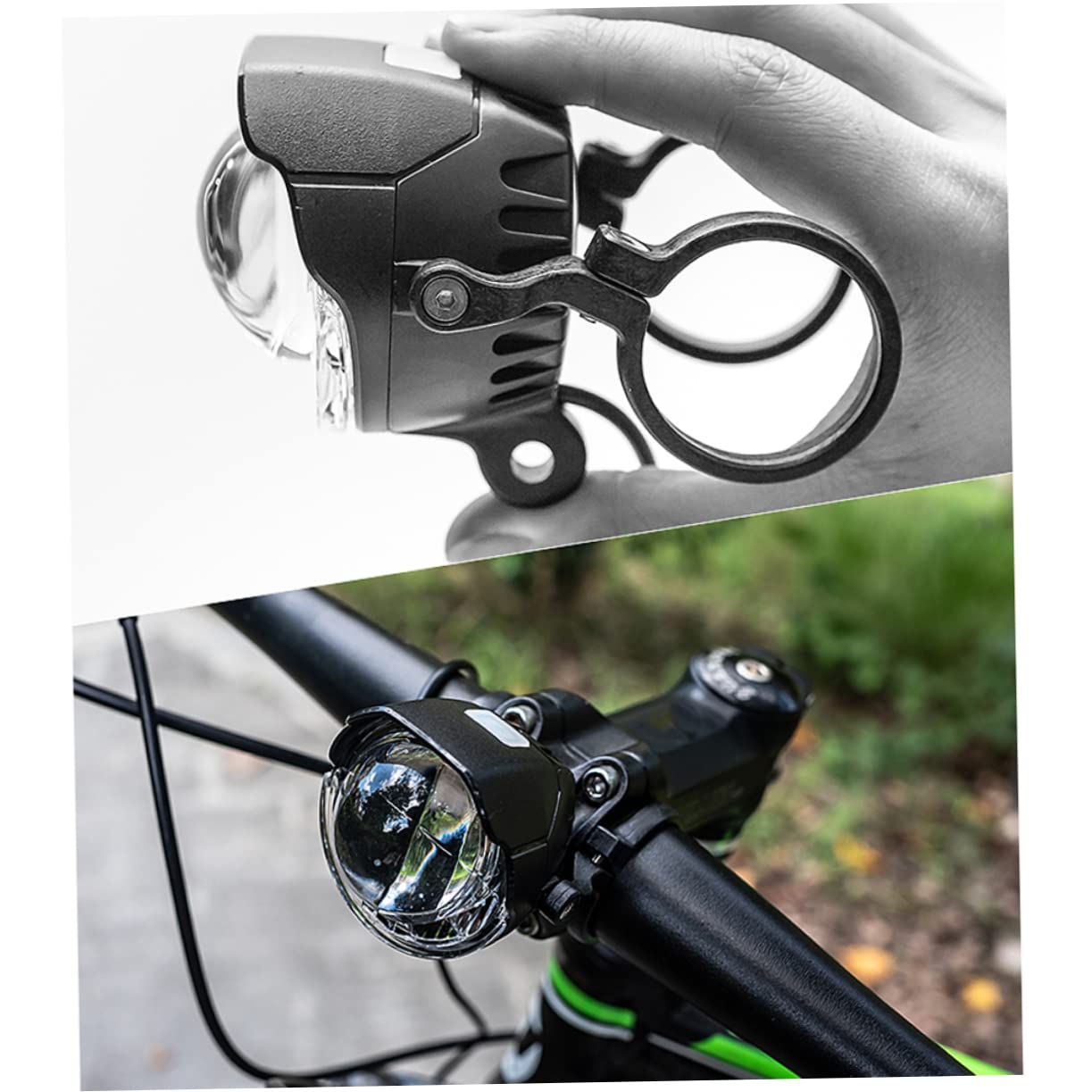 INOOMP Lot De 2 Lampes De Vélo À LED Luminosité De 100% Et Luminosité De 50%